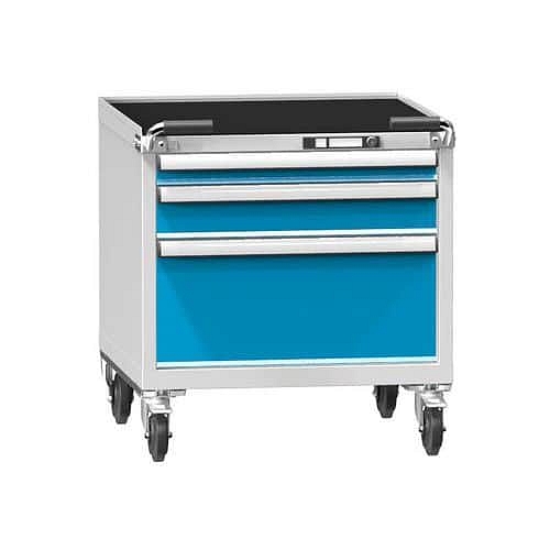 Dílenský vozík ZBM59-1, 36x36D, 731 x 753 x 810 mm, šedá-modrá