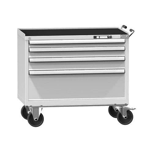 Dílenský vozík ZCM69-1, 54x27D, 1037 x 600 x 955 mm, šedá-šedá