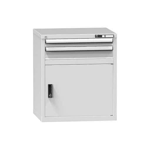 Zásuvková skříň ZD2, 731 x 600 x 840 mm, šedá-šedá