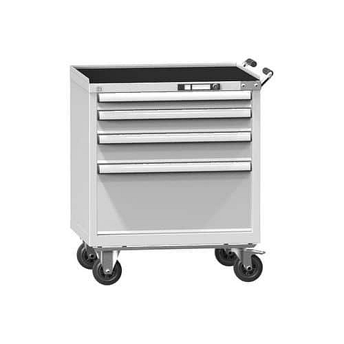 Dílenský vozík ZDM69-1, 36x27D, 731 x 600 x 910 mm, šedá-šedá