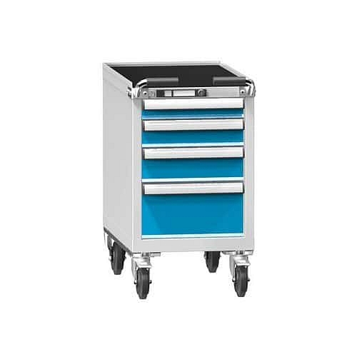 Dílenský vozík ZHM59-2, 19x36D, 442 x 753 x 810 mm, šedá-modrá