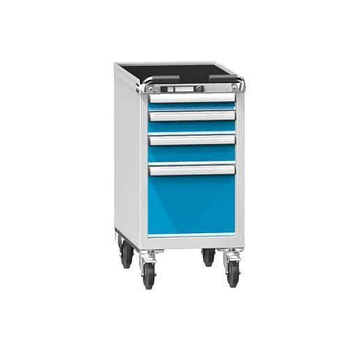 Dílenský vozík ZHM69-1, 19x36D, 442 x 753 x 910 mm, šedá-modrá