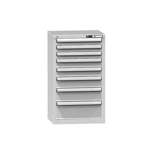 Zásuvková skříň ZN5, 578 x 464 x 990 mm, šedá-šedá