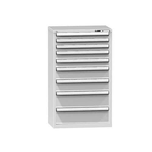 Zásuvková skříň ZP4, 731 x 464 x 1215 mm, šedá-šedá