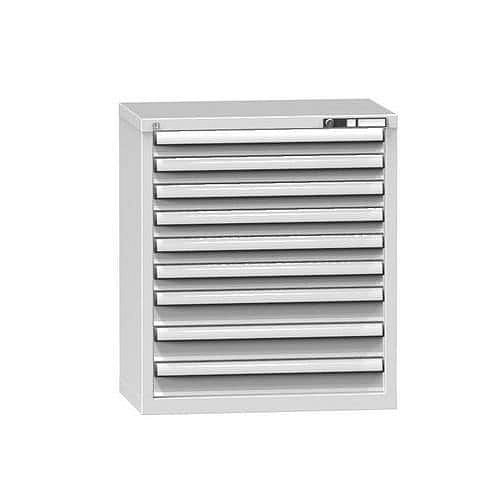 Zásuvková skříň ZP9, 731 x 464 x 840 mm, šedá-šedá