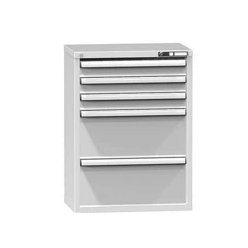 Zásuvková skříň ZP3, 731 x 464 x 990 mm, šedá-šedá