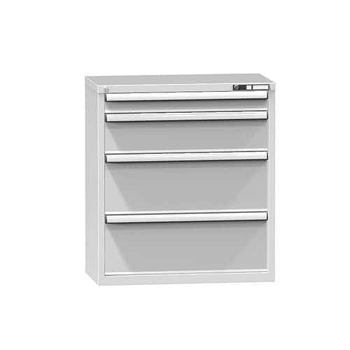 Zásuvková skříň ZR5, 884 x 464 x 990 mm, šedá-šedá