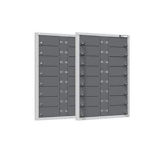 Dobíjecí skříň pro mobilní telefony, 830 x 57 x 1155 mm, CZK