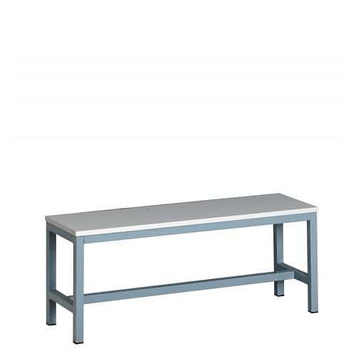 Šatní lavice, 400 x 2000 x 300 mm, šedá