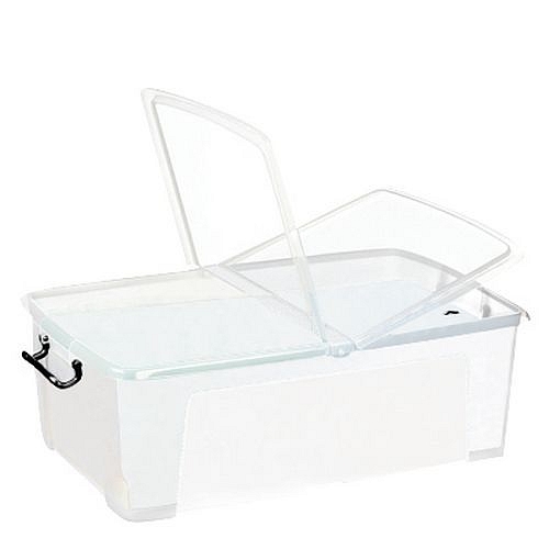 Plastový úložný box CEP Strata s víkem, 50 l