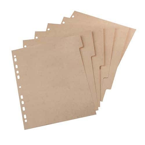 Papírové rozdružovače ELBA, A4, 6x, 20 ks