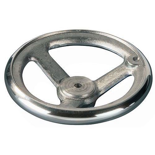 Hliníkové ruční kolo, průměr náboje: 24 mm .