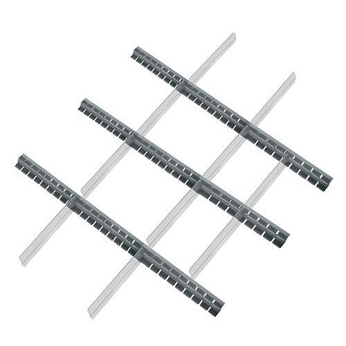 Sada dělicích vložek pro zásuvky LISTA, výška 250mm, 19 přihrádek