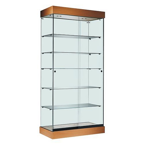 Produktová vitrína ASF, 192 x 46 x 90 cm, buk