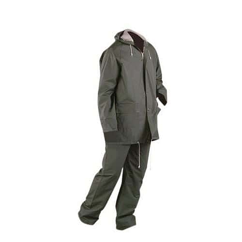 PVC kombinéza do deště L zelená.