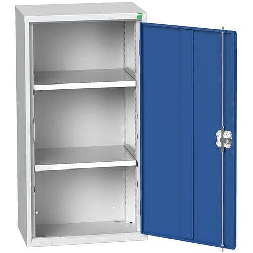 Dílenská skříňka policová Bott Verso, 100 x 52,5 x 35 cm, 2 police, šedá-modrá