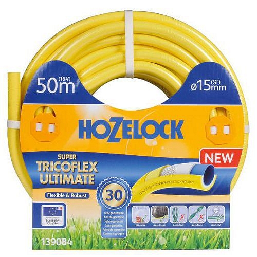 Zavlažovací hadice - Hozelock Super Tricoflex Ultimate, 19 mm x 50 m