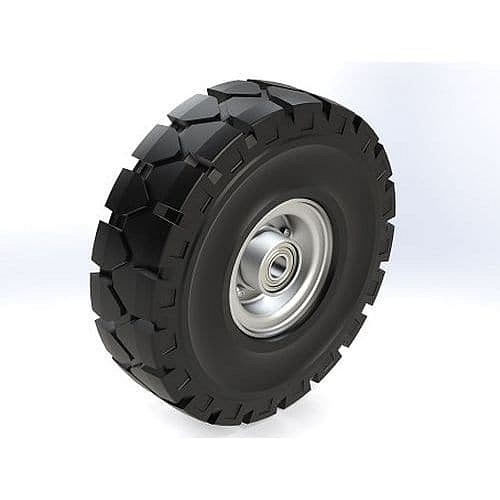 Gumové transportní kolo, průměr 250 mm, kuličková ložiska
