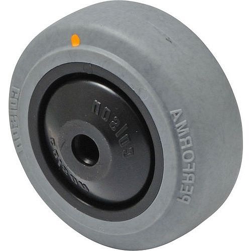 Gumové antistatické transportní kolo, průměr 80 mm, kuličkové ložisko