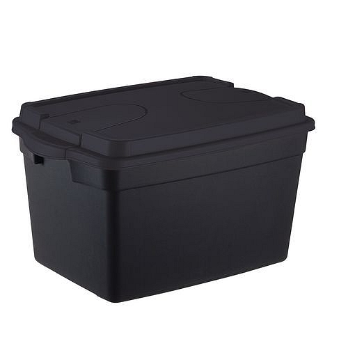 Plastový odolný úložný box s víkem, 45 l