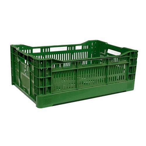 Skládací perforovaná přepravka HDPE, 42 l