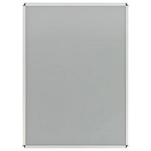 Rám na plakáty P25, oblé rohy, stříbrný, B1