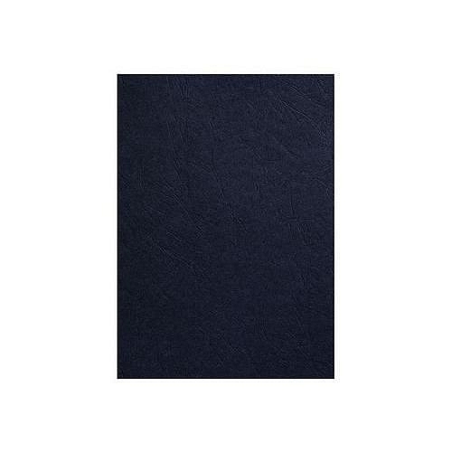 Desky pro kroužkovou vazbu, karton imitace kůže, černé