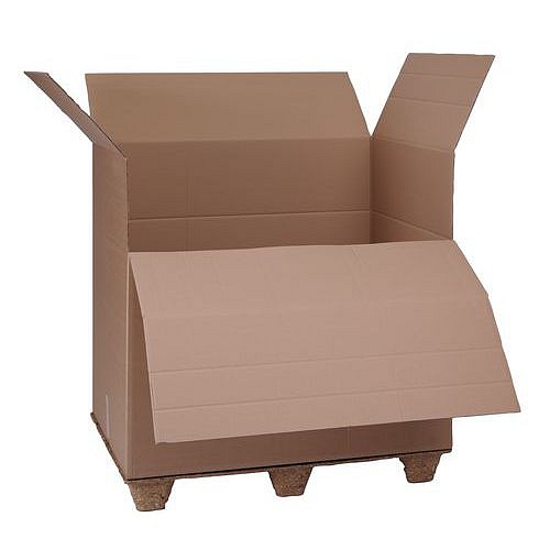 Kartonová krabice s výklopným čelem, 1100 x 1200 x 800 mm