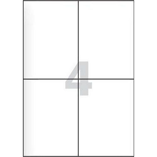 Samolepicí etikety, 105 x 148,5 mm, 100 ks