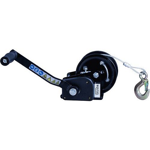 Ruční lanový naviják s automatickou brzdou, do 720 kg