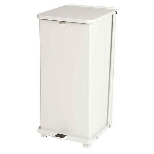 Kovový hygienický samozhášecí odpadkový koš Rubbermaid Defender, objem 100 l