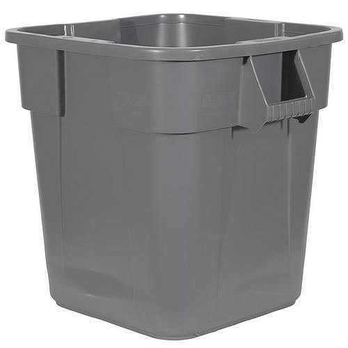 Plastový kontejner Rubbermaid Square, objem 106 l, šedý