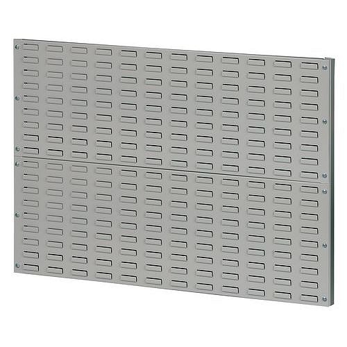 Nástěnný PERFO regál, rozměry 69,5 x 100 cm, šedý