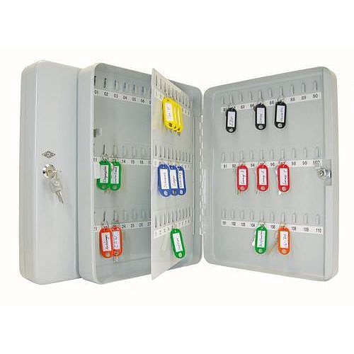 Skříňka na klíče, 110 háčků