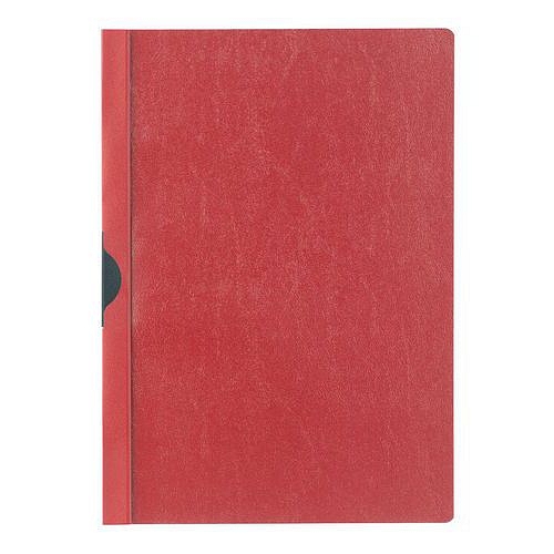 Rychlovázací desky Euroclip, 20 ks, kapacita 30 listů, červené