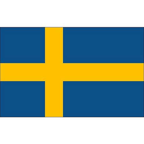 Státní vlajka, s karabinou, 150 x 100 cm, Švédsko