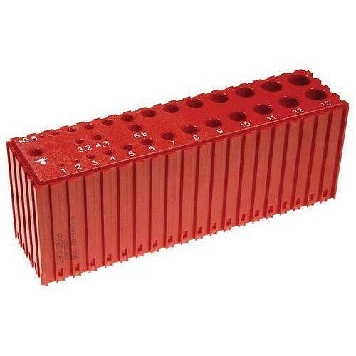 Plastové lůžko pro ukládání vrtáků, 1-13,5 mm