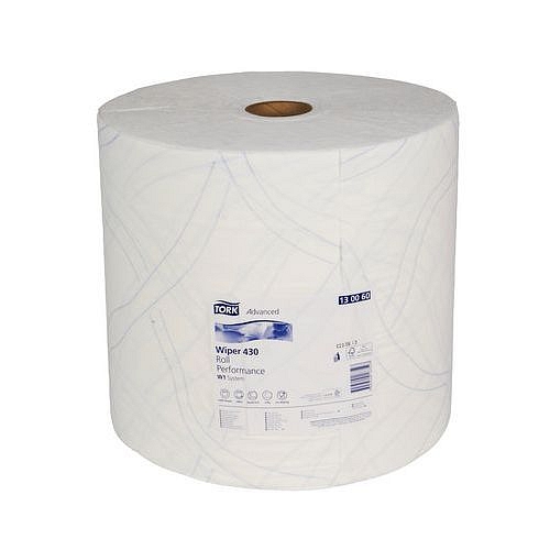 Průmyslové papírové utěrky Tork Advanced 430 White 2vrstvé, 1 000 útržků