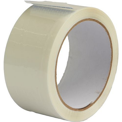 Lepicí páska, šířka 48 mm, bílá