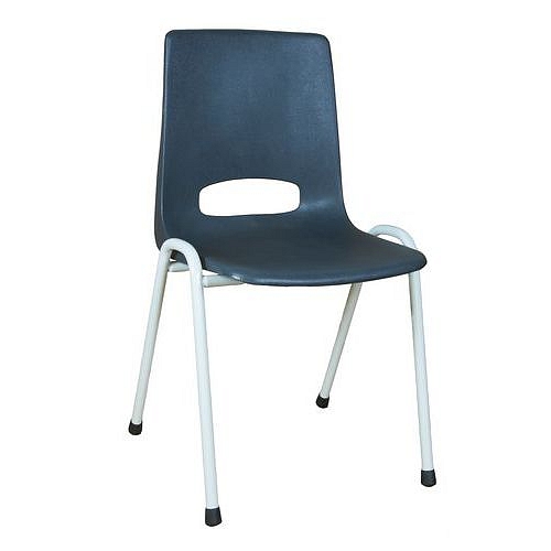 Plastová jídelní židle Pavlina Grey Light, antracit