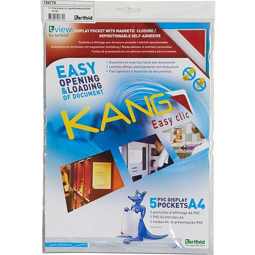 Informační kapsa Tarifold A4, se samolepicí páskou