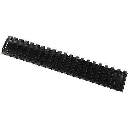 Plastový hřbet pro kroužkovou vazbu, černý, 500 listů