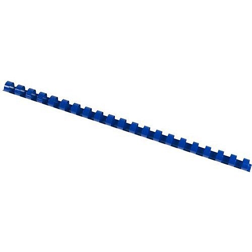 Plastový hřbet pro kroužkovou vazbu, modrý, 105 listů