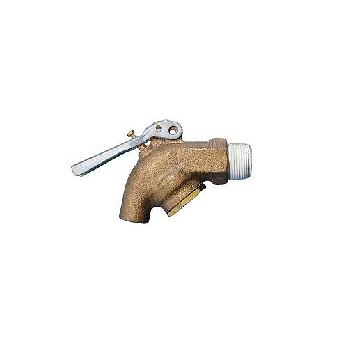 Mosazný výpustný kohout, na agresivní kapaliny