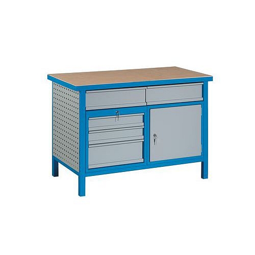 Svařovaný dílenský stůl Perfekt, 85 x 120 x 60 cm