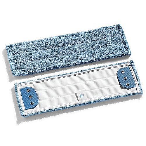 Plochý mop z mikrovlákna Microblue Clips, 40 cm, 5 ks