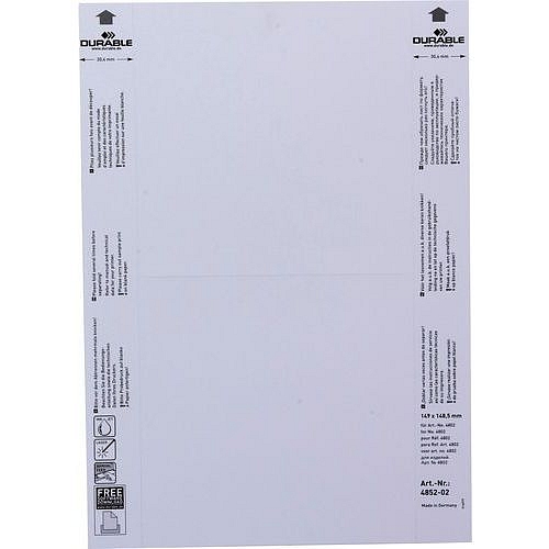 Náhradní štítky pro informační dveřní tabulku Info Sign, 148,5 x 149 mm