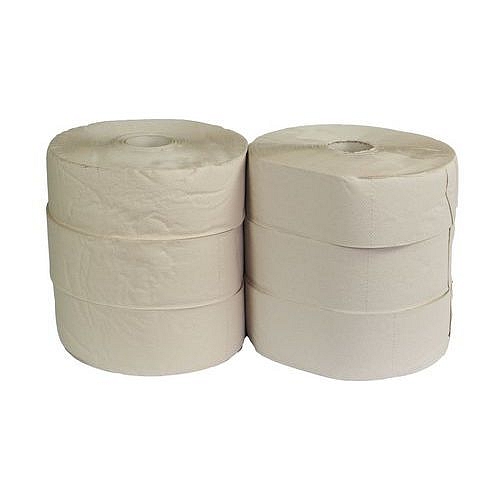Toaletní papír Jumbo 1vrstvý, 28 cm, 290 m, 45% bílá, 6 rolí