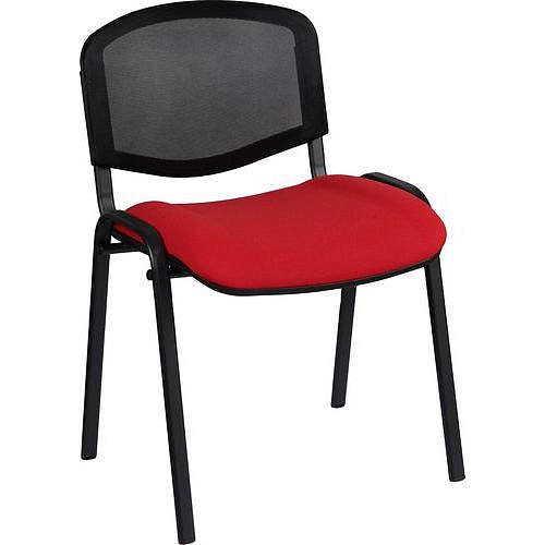 Konferenční židle ISO Mesh, červená