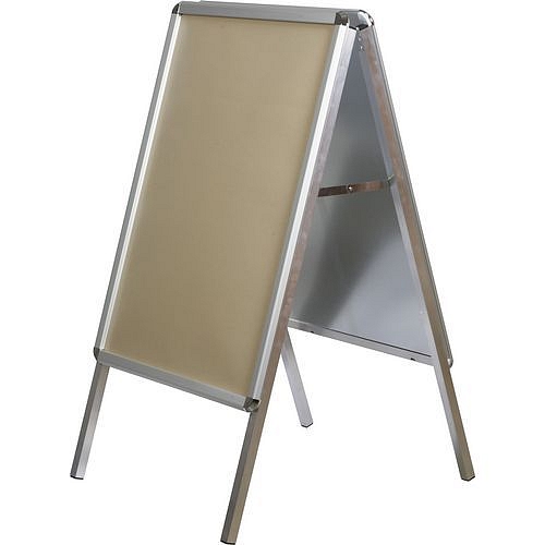 Voděodolný áčkový reklamní stojan P32, oblé rohy, A0